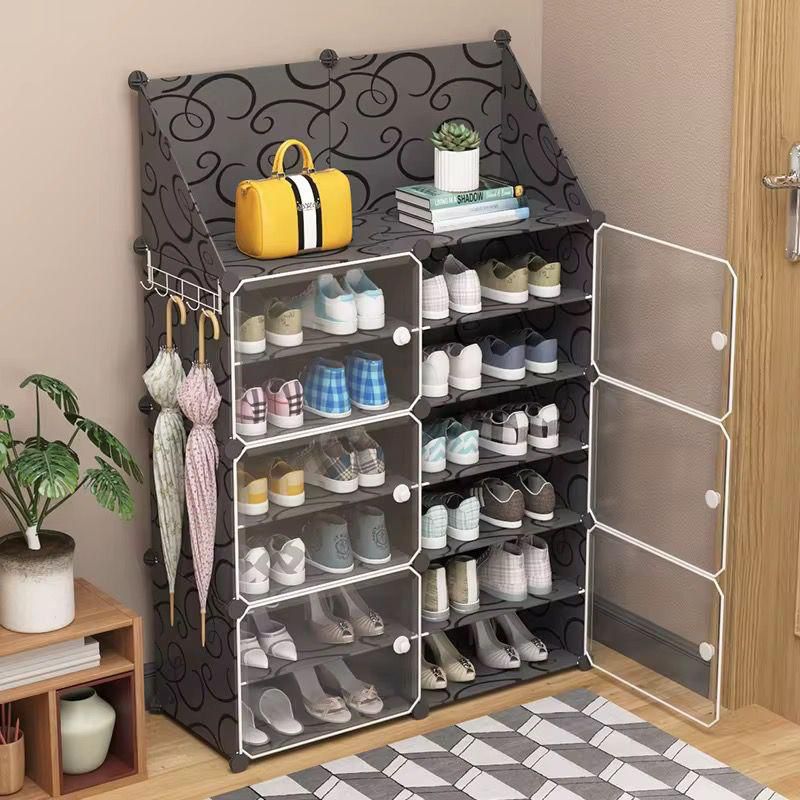 Meuble de Rangement Chaussures – 24 Paires avec Portes