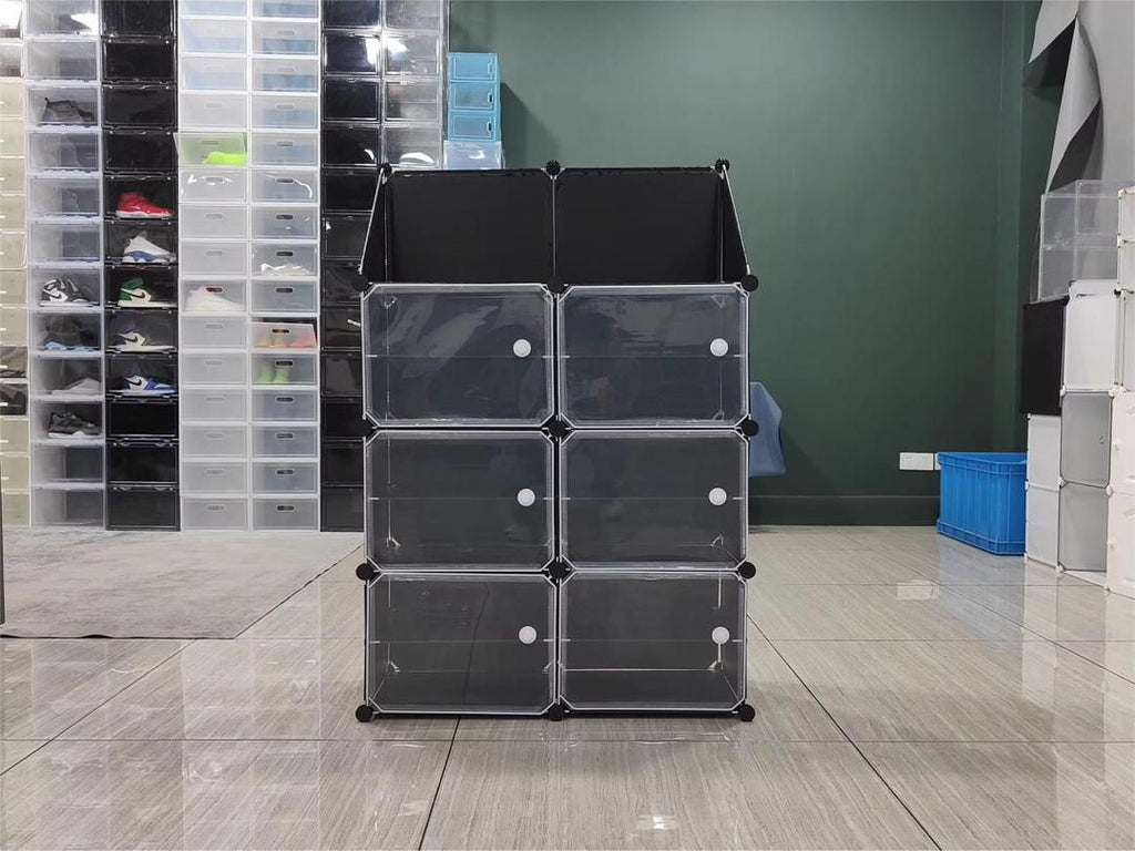 Meuble de Rangement Chaussures – 24 Paires avec Portes