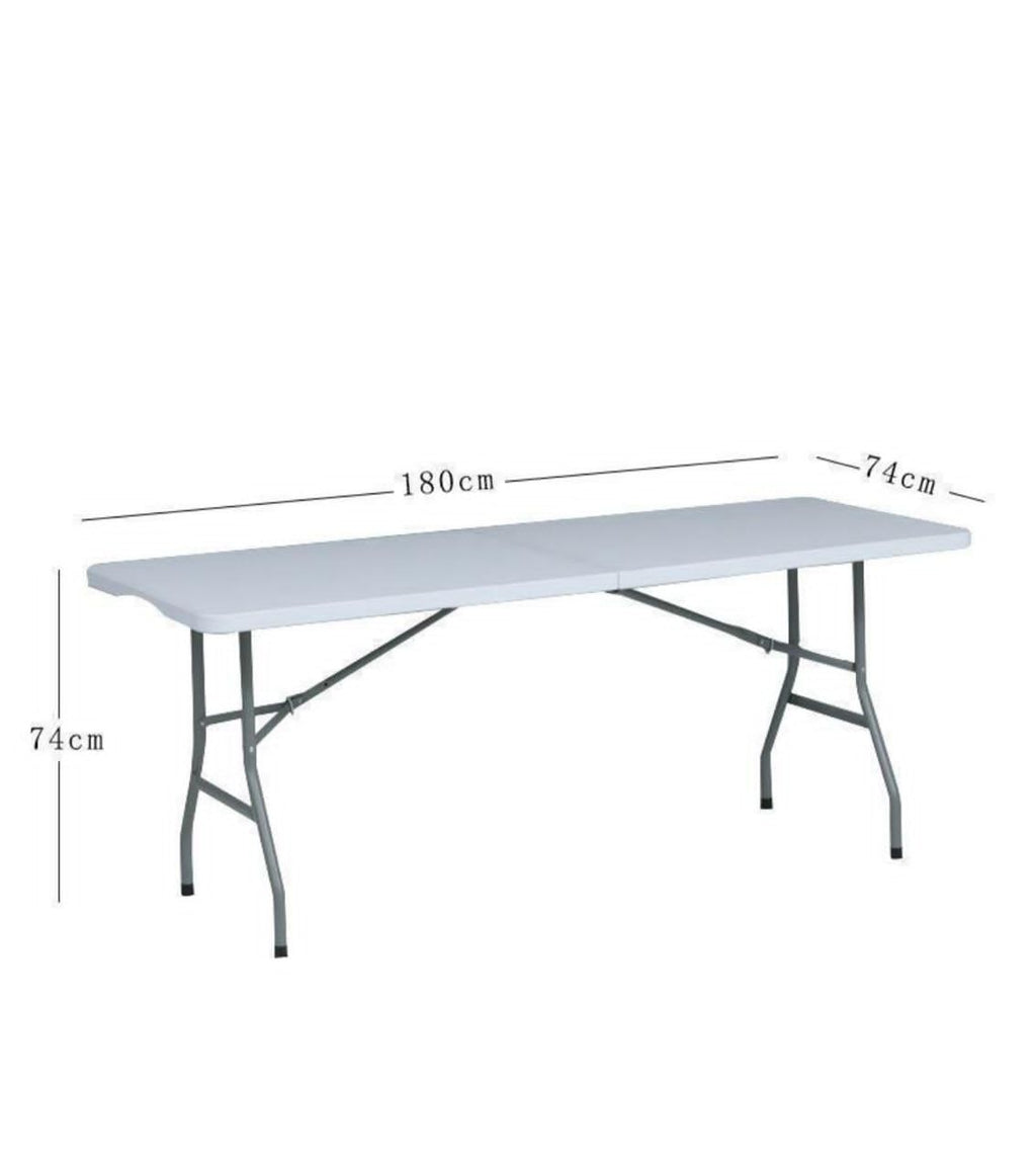 Table pliante rectangulaire – 1m80