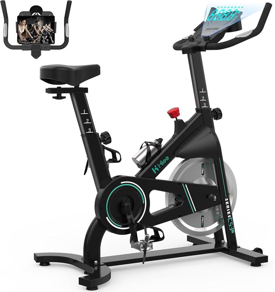 Vélo d’Appartement Professionnel avec Volant et Écran LCD
