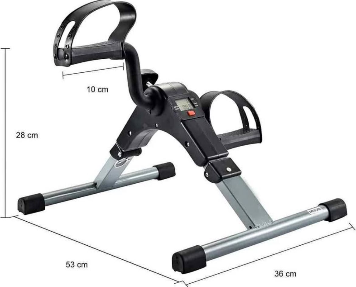 Vélo Pédale d’Exercice avec Moniteur LCD – Compact & Polyvalent