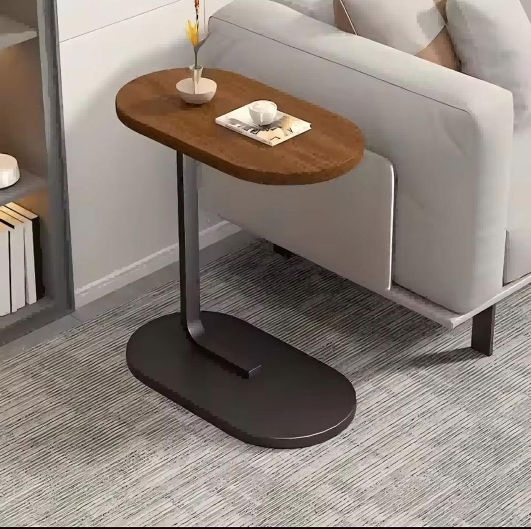 Table Café PM – Petite Table d’Appoint en Bois et Métal – Élégante et Pratique